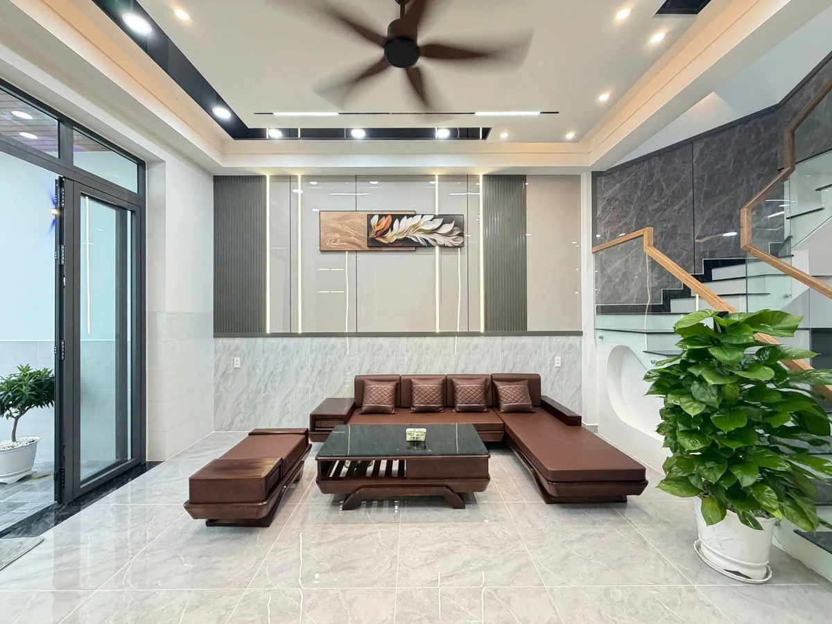 Nhà bán 5x27, 4 phòng ngủ, sổ hồng riêng, Đức Hòa, Long An - Ảnh thu nhỏ 4