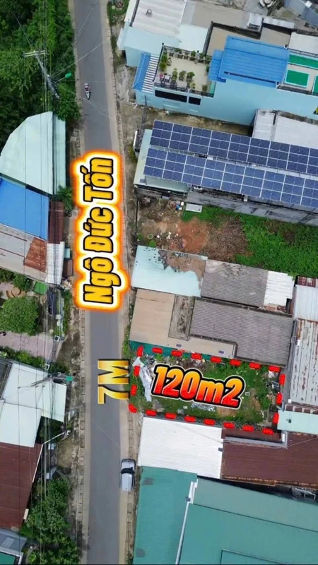 Bán đất thổ cư mặt tiền Ngô Đức Tốn, Phan Thiết 120m2 - 1 tỷ 800 triệu