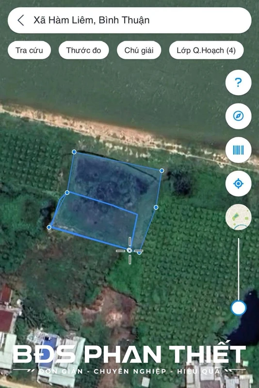 Bán đất vườn view hồ Hàm Liêm 1427 m2
