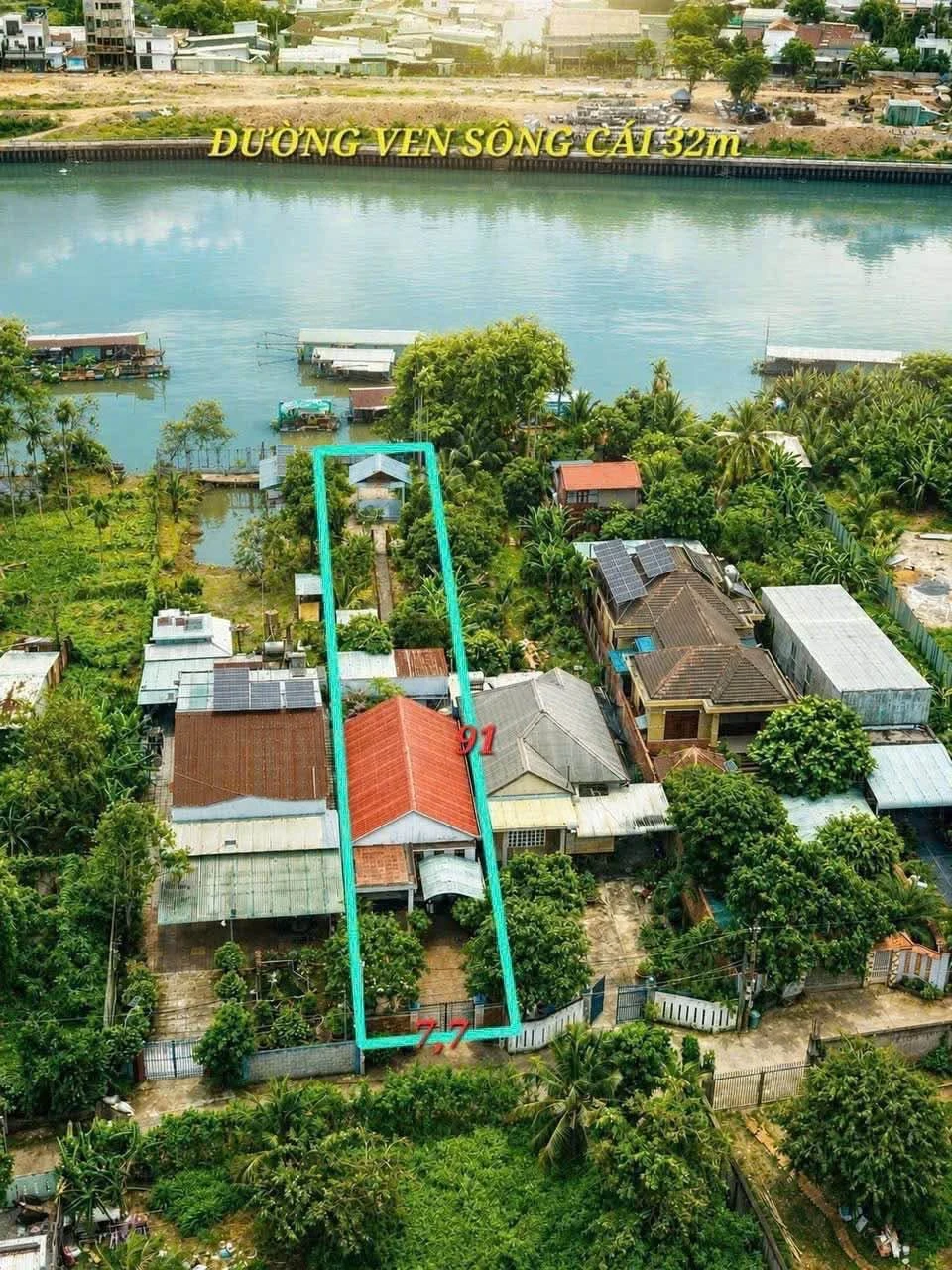 Bán nhà vườn 705m² view sông Hiệp Hòa Nhà Bè 15,5 tỷ - Ảnh 1