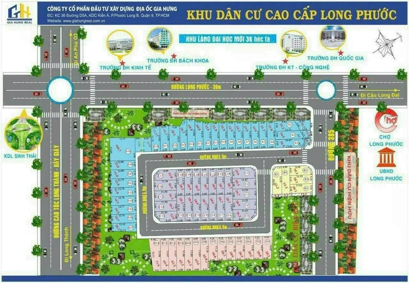 Bán đất 64m2 (4x16) KDC 383 Làng Đại Học, Long Phước, Quận 9, giá 2,75 tỷ