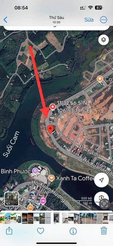 Bán đất mặt tiền Hồ Xuân Hương 494m², 7 tỷ