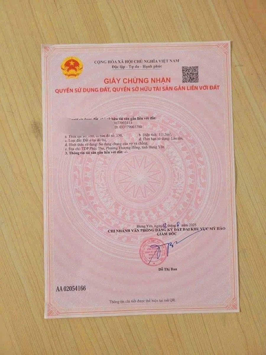 Bán lô góc Hoà Phong 112m2 sổ đỏ chính chủ - Ảnh thu nhỏ 3