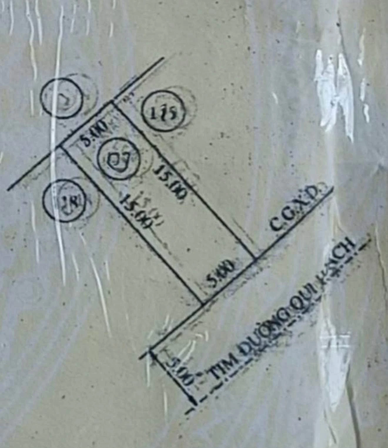 Bán đất có nhà cấp 4 75m² Châu Văn Liêm - Ảnh 1