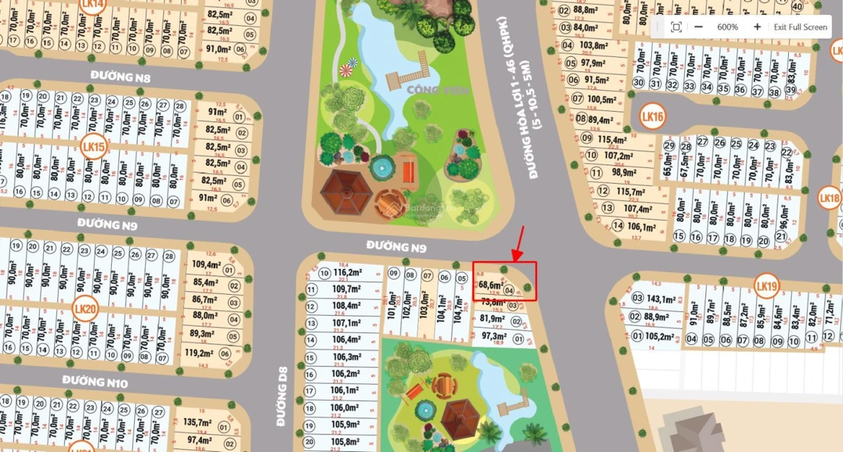 Bán gấp căn 134m2 ngay góc ngã 4, đường lớn 20.5m giá chỉ 2 tỷ 987 triệu. Bao rẻ hơn thị trường - Ảnh thu nhỏ 3