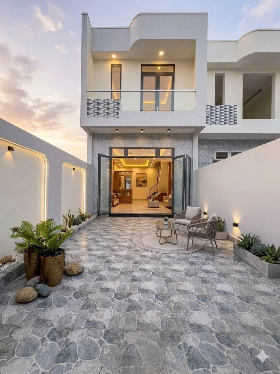 Nhà phố 5x28.5m 3PN 2.55 tỷ có hồ bơi Hóc Môn - Ảnh thu nhỏ 2