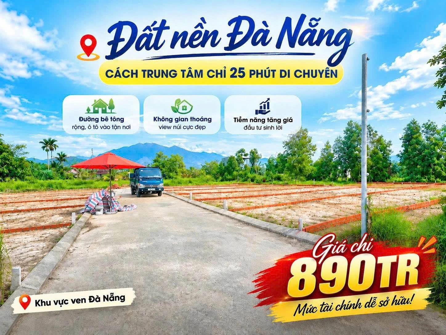 Bán đất nền Hoà Tiến 120-140m² từ 800 triệu - Ảnh 1