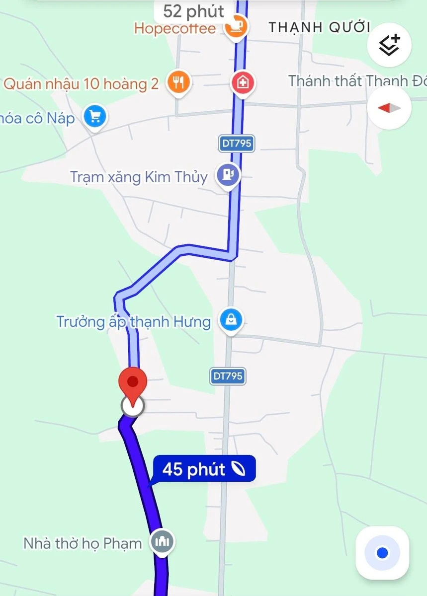 Bán đất mặt tiền đường nhựa 256,5m2 giá 350 triệu tại Xã Thạnh Đông, Tân Châu, Tây Ninh - Ảnh thu nhỏ 3