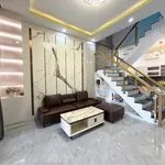 Bán nhà 1 trệt 2 lầu 74,9m2 full nội thất gần chợ Long Thượng, Phước Lý, Tây Ninh - Ảnh thu nhỏ 2