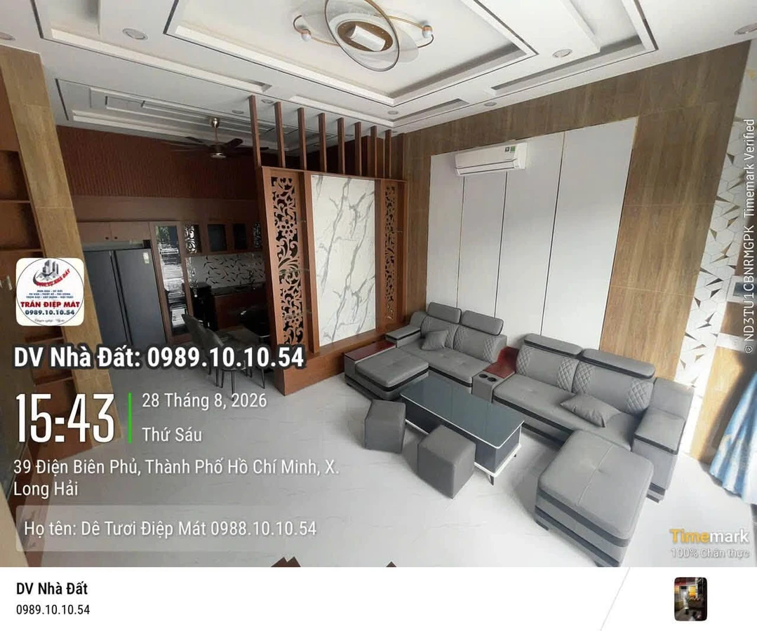 Bán nhà 1 trệt 1 lầu mặt tiền Điện Biên Phủ Long Hải 80m2, 5 tỷ 492 triệu - Ảnh thu nhỏ 2