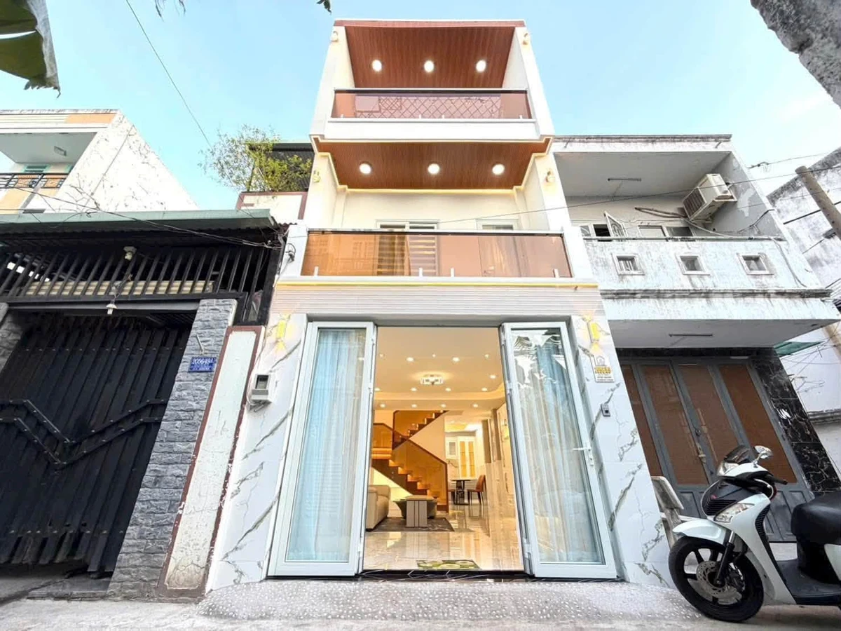 Bán nhà 3 tầng 48m² Huỳnh Tấn Phát, Nhà Bè 3,5 tỷ - Ảnh 1