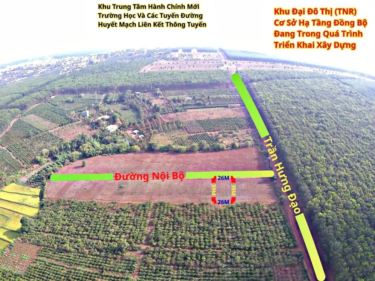 Bán đất mặt tiền Trần Hưng Đạo 1.014m² Đak Đoa Gia Lai - Ảnh thu nhỏ 2