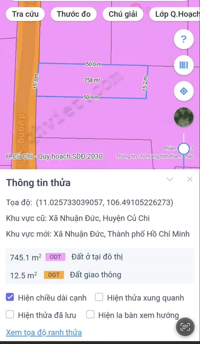 Bán đất Củ Chi 765m² thổ cư 300m² 5,8 tỷ - Ảnh thu nhỏ 5