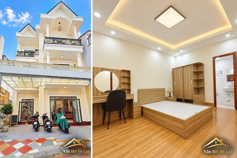 Bán nhà phố 3 tầng 360m² sổ riêng Lữ Gia Đà Lạt 7 tỷ 500