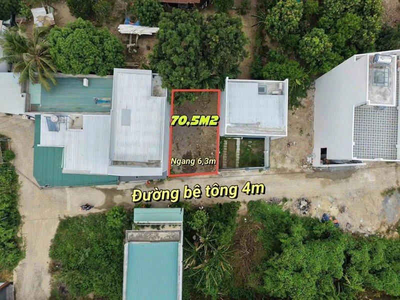 Bán lô đất 70,5m2 thị trấn Diên Khánh, Khánh Hòa