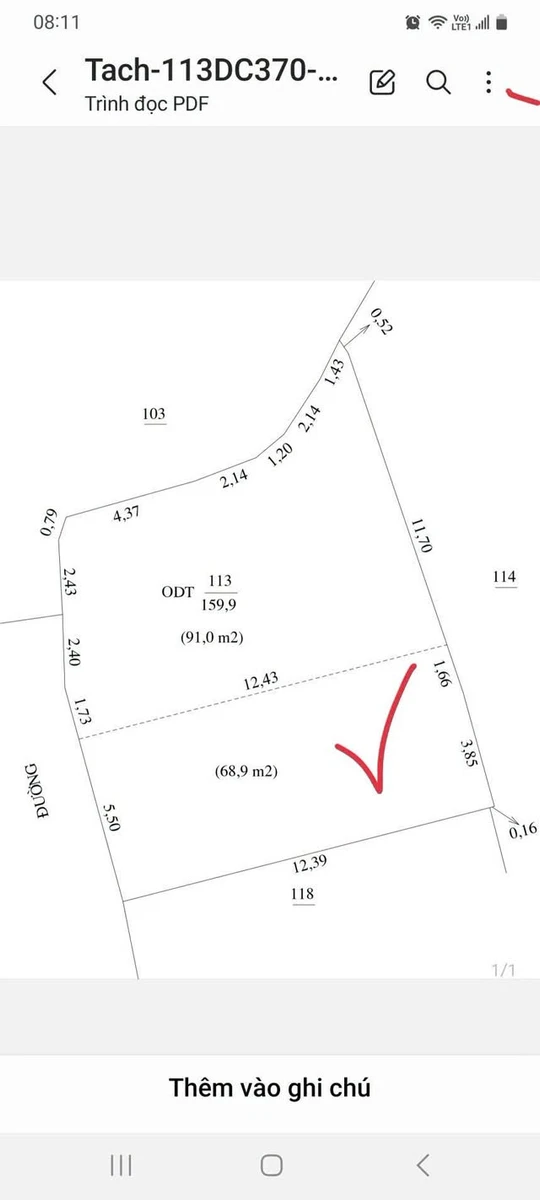 Bán đất 68m2 Nguyễn Du Bến Thuỷ Quận 12 - Ảnh thu nhỏ 3