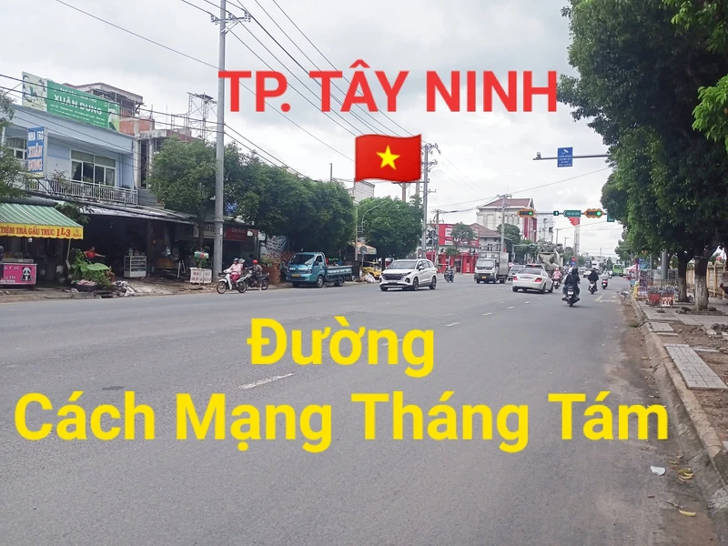 Bán đất mặt tiền Cách Mạng Tháng Tám Tây Ninh, 110m2