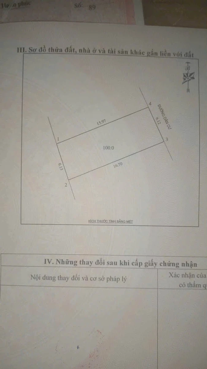 Bán đất 100m2 Kim Chi Vinh Phú 2 tỷ 6 - Ảnh 1