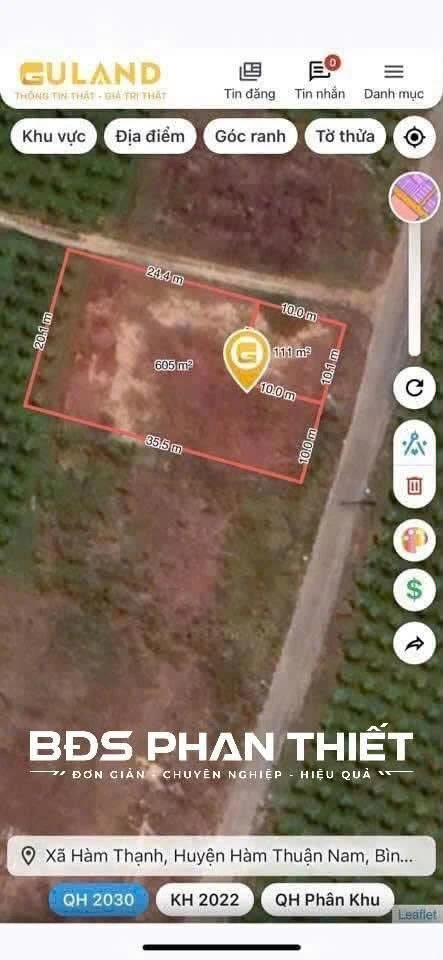 Bán đất 710m² (100m² thổ cư) tại Hàm Thạnh, Phan Thiết - Ảnh thu nhỏ 4