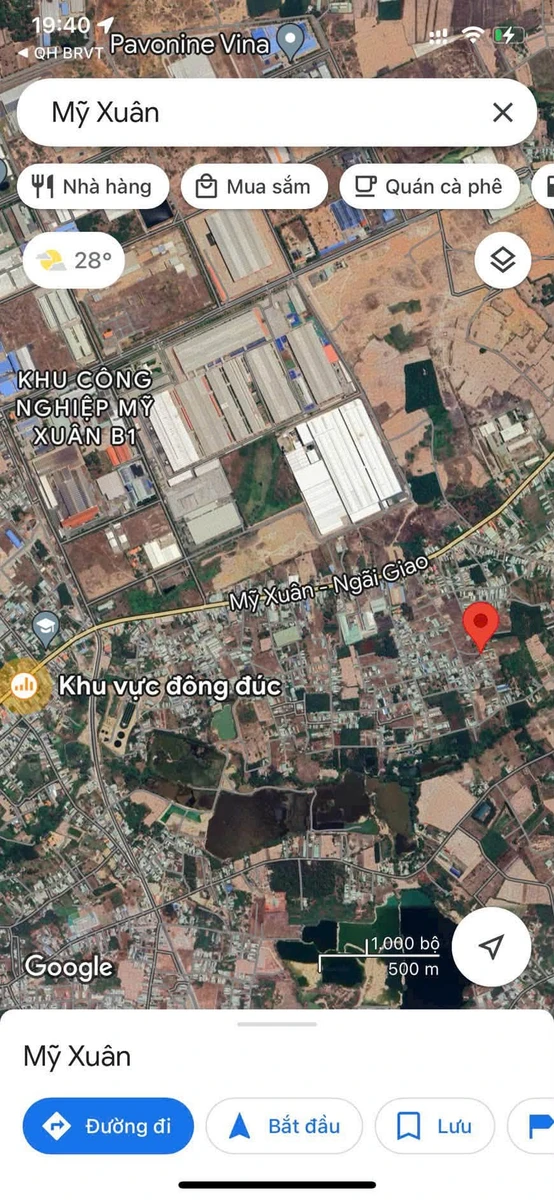 Bán lô đất Mỹ Xuân 182m² mặt tiền 8m, gần QL51 - Ảnh thu nhỏ 2
