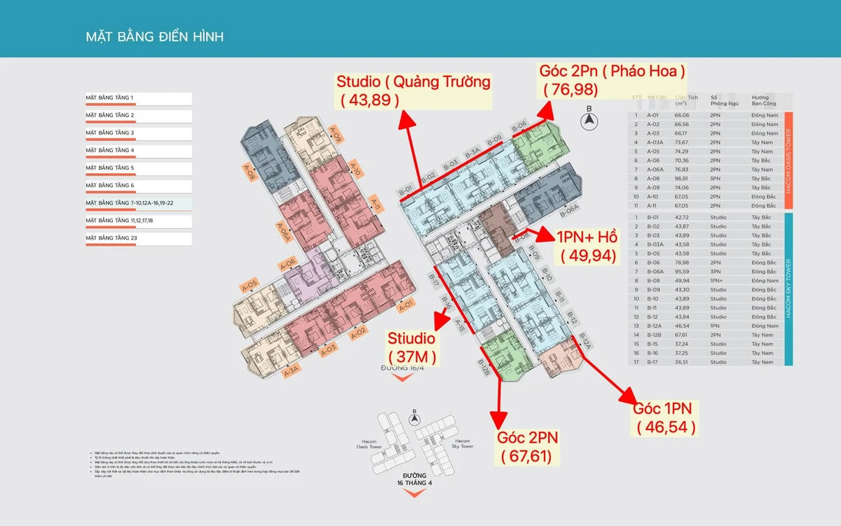 Bán căn hộ Studio Hacom Tower Phan Rang 37,25m² giá 1 tỷ 380 - Ảnh thu nhỏ 3