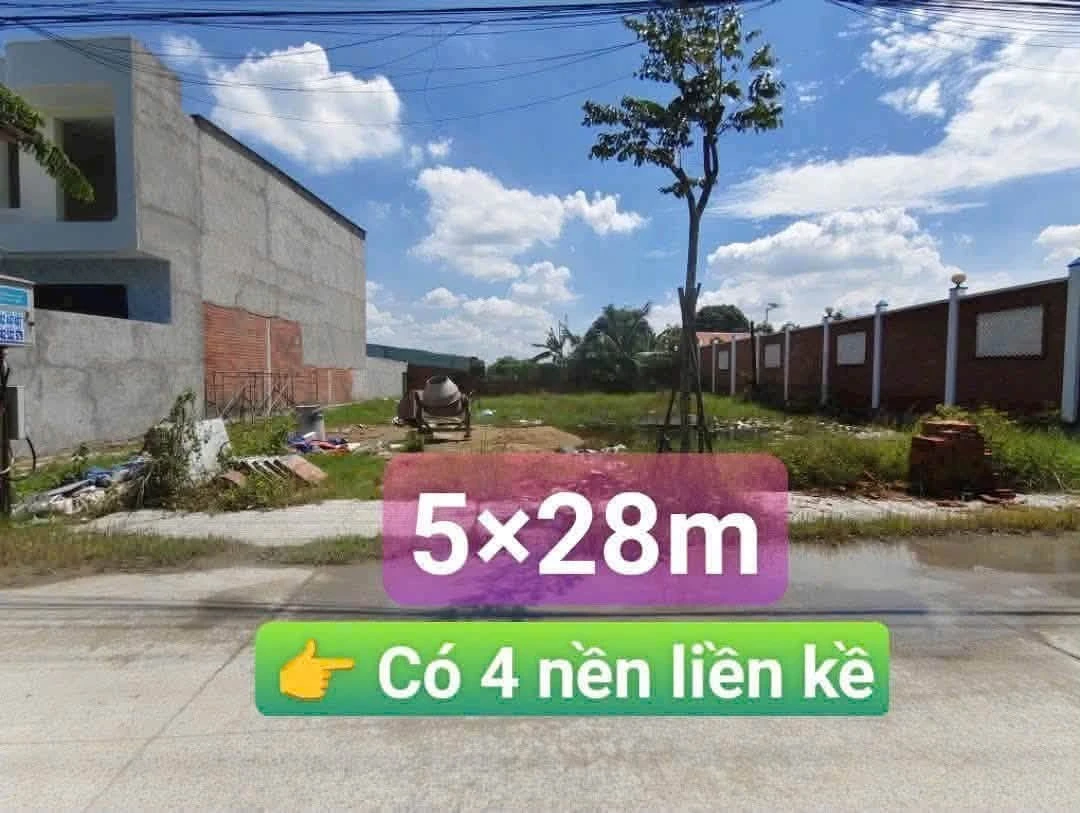Bán 4 lô đất liền kề 145m² mặt tiền Tinh lộ 823D, Mỹ Hạnh 1 tỷ 250 triệu - Ảnh thu nhỏ 2