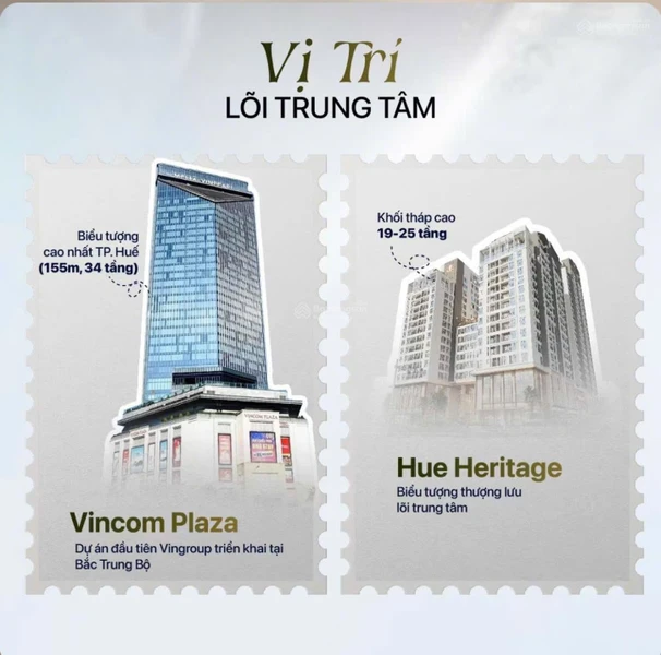 Căn hộ 2PN tầng 16 Hue Heritage. View Sông Hương- Đại Nội Huế