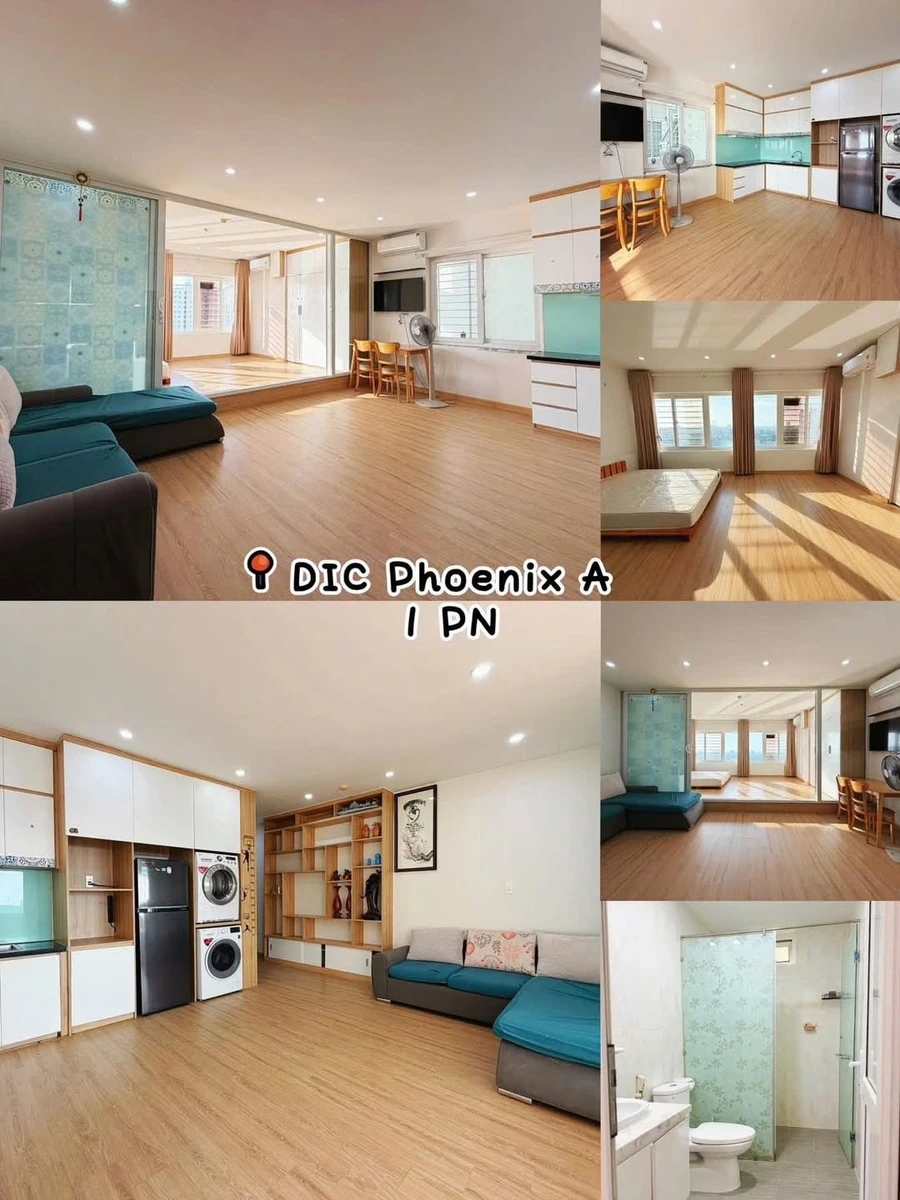 Cho thuê chung cư Dic Phoenix 1PN 51m2 đầy đủ nội thất 6.5tr/tháng - Ảnh 1
