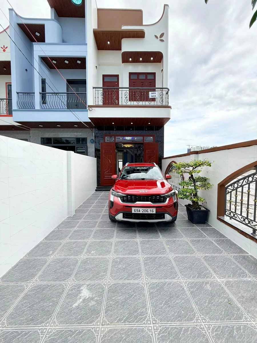 Bán nhà 1 trệt 1 lầu 143,6m2 kế chợ Gò Đen Long An - Ảnh thu nhỏ 2