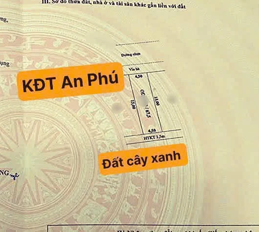 Bán đất KĐT An Phú Tân Bình 67.5m² 3.2 tỷ - Ảnh thu nhỏ 3