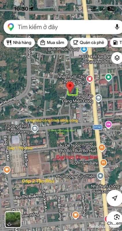 Bán đất Bình Phước Đồng Nai 360m2 giá 1 tỷ 4