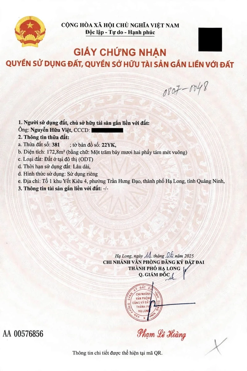 Bán đất vàng 172,8m2 trung tâm Hòn Gai, Hạ Long - Ảnh 1