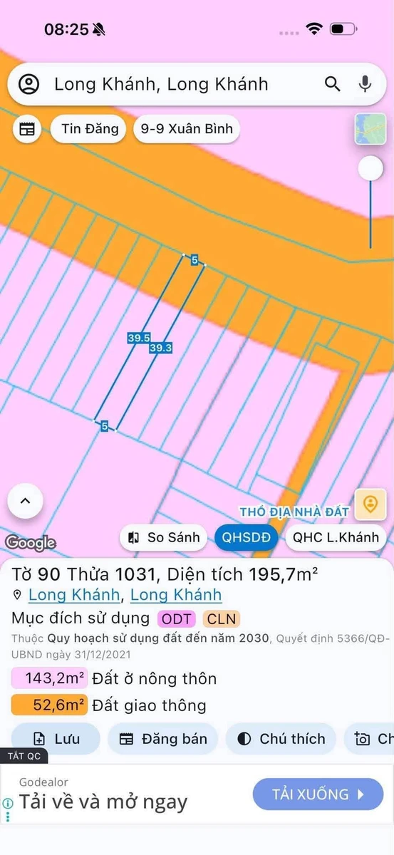 Bán 2 nền đất liền kề mặt tiền Bàu Trâm 5x39m, 2 tỷ - Ảnh thu nhỏ 3