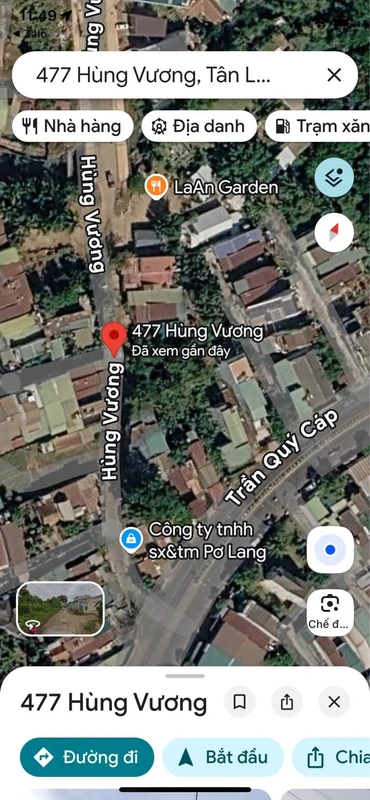 Bán đất mặt tiền Hùng Vương 6x20m Buôn Ma Thuột