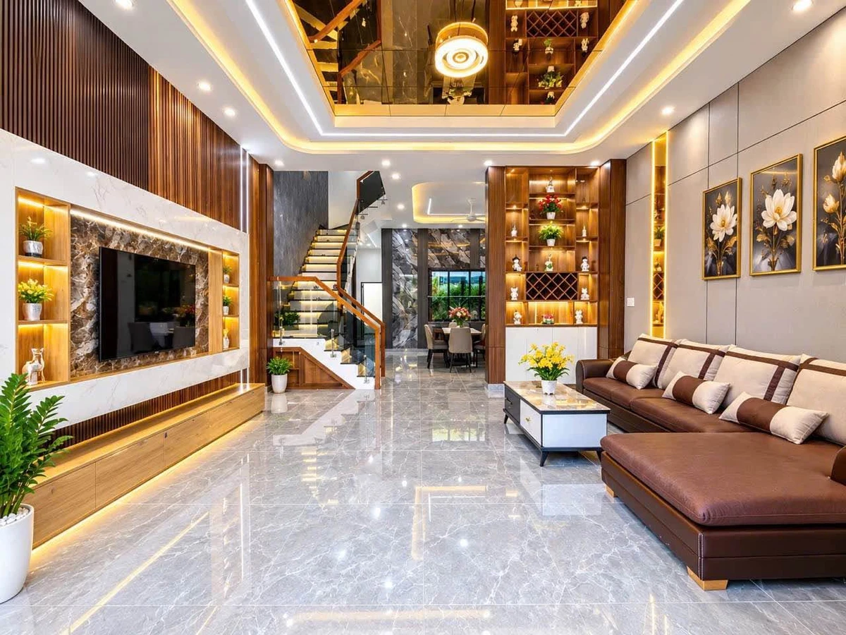 Bán nhà phố mới hoàn thiện 120m² 3PN Phước Lý, Cần Giuộc, Tây Ninh - Ảnh thu nhỏ 4