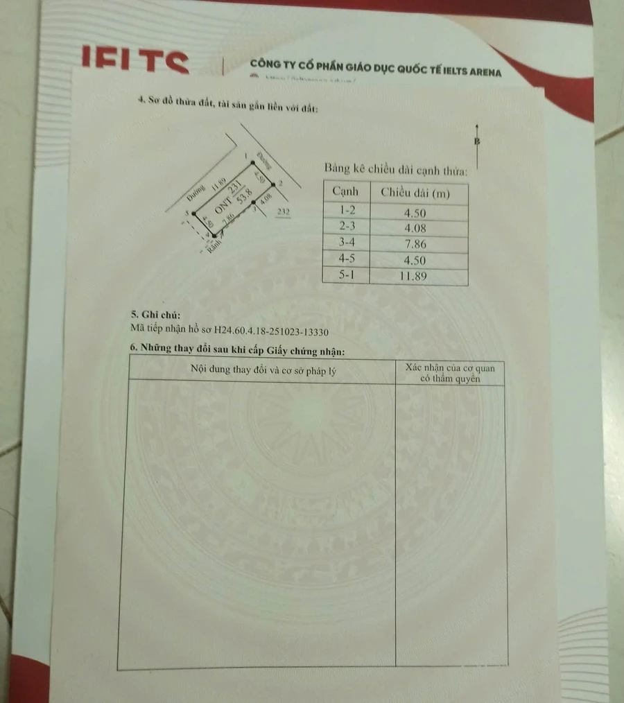 Bán lô đất 54m² mặt tiền Cẩm Giàng 1 tỷ - Ảnh 1