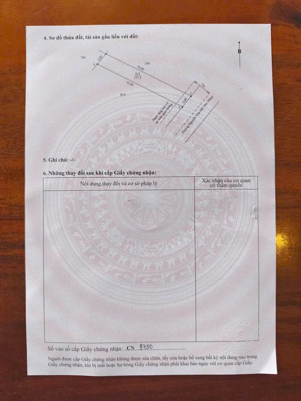 Bán đất mặt tiền Nguyễn Văn Mỹ 175m² Tân Trụ Long An - Ảnh thu nhỏ 5
