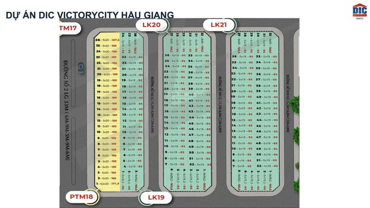 Mr. Hiếu DIC - Bán lô đất nền dự án DIC Victory City Cần Thơ 95m2 (5x19m). Giá: 12 triệu/m2 - Ảnh thu nhỏ 3