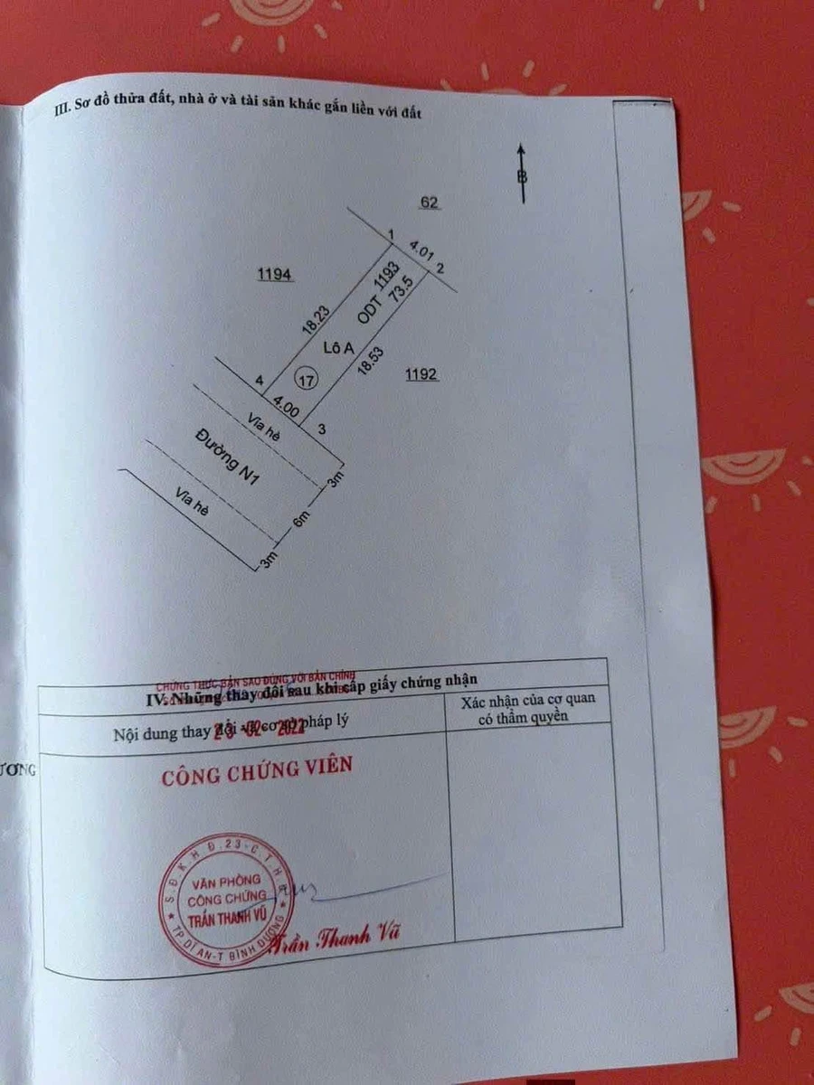 Bán đất An Phú 74m2 thổ cư, giá 2.5 tỷ - Ảnh 1