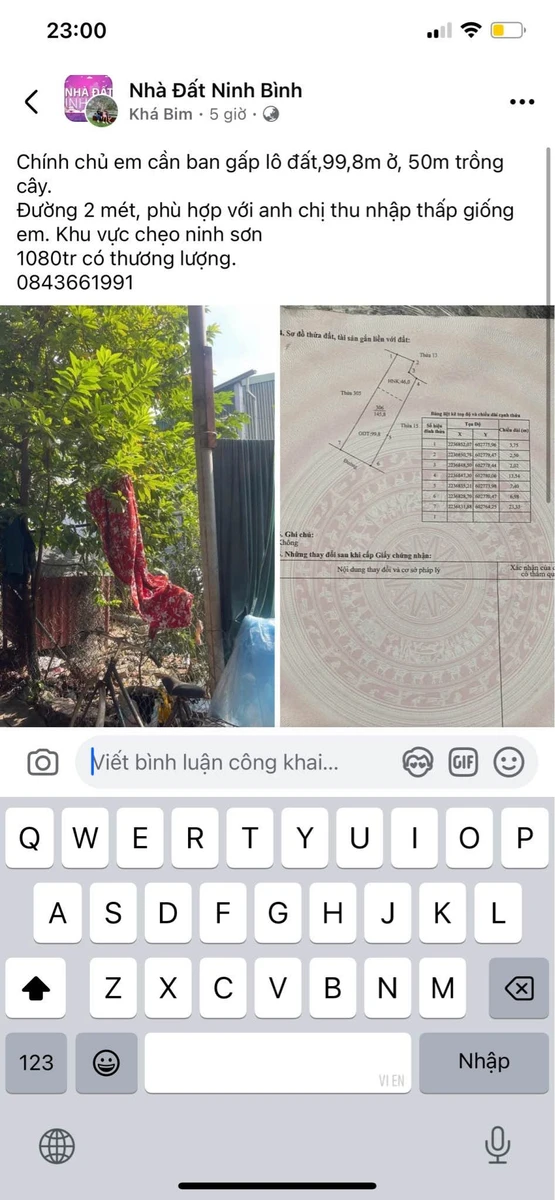 Bán đất 100m² Phạm Thận Duật, Tân Bình 1.08 tỷ - Ảnh thu nhỏ 4