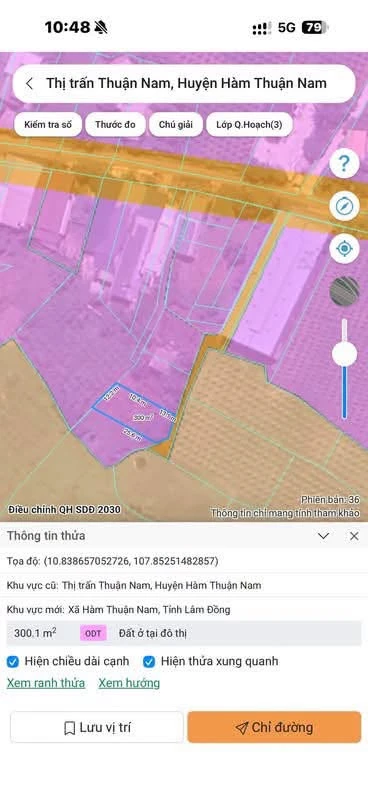 Bán đất 300m² Hàm Thuận Nam, Bình Thuận 499 triệu - Ảnh thu nhỏ 3