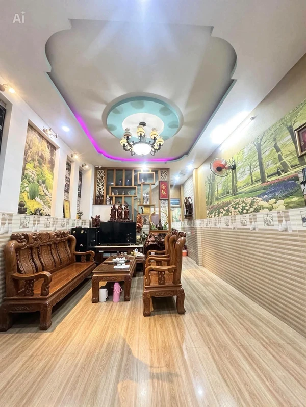 Bán nhà 4 tầng 68m2 hẻm kinh doanh 8m Hiệp Thành 17, Quận 12, giá 5,65 tỷ