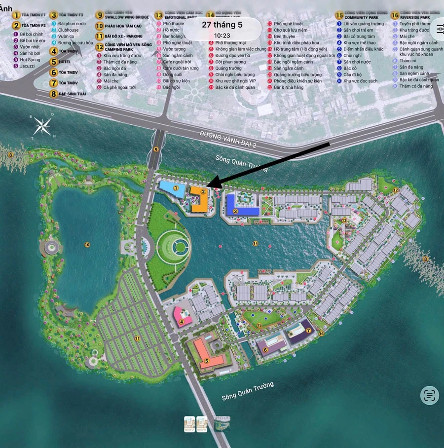 Bán căn hộ 1PN+ 49,5m² view sông Nha Trang 3,4 tỷ - Ảnh thu nhỏ 3