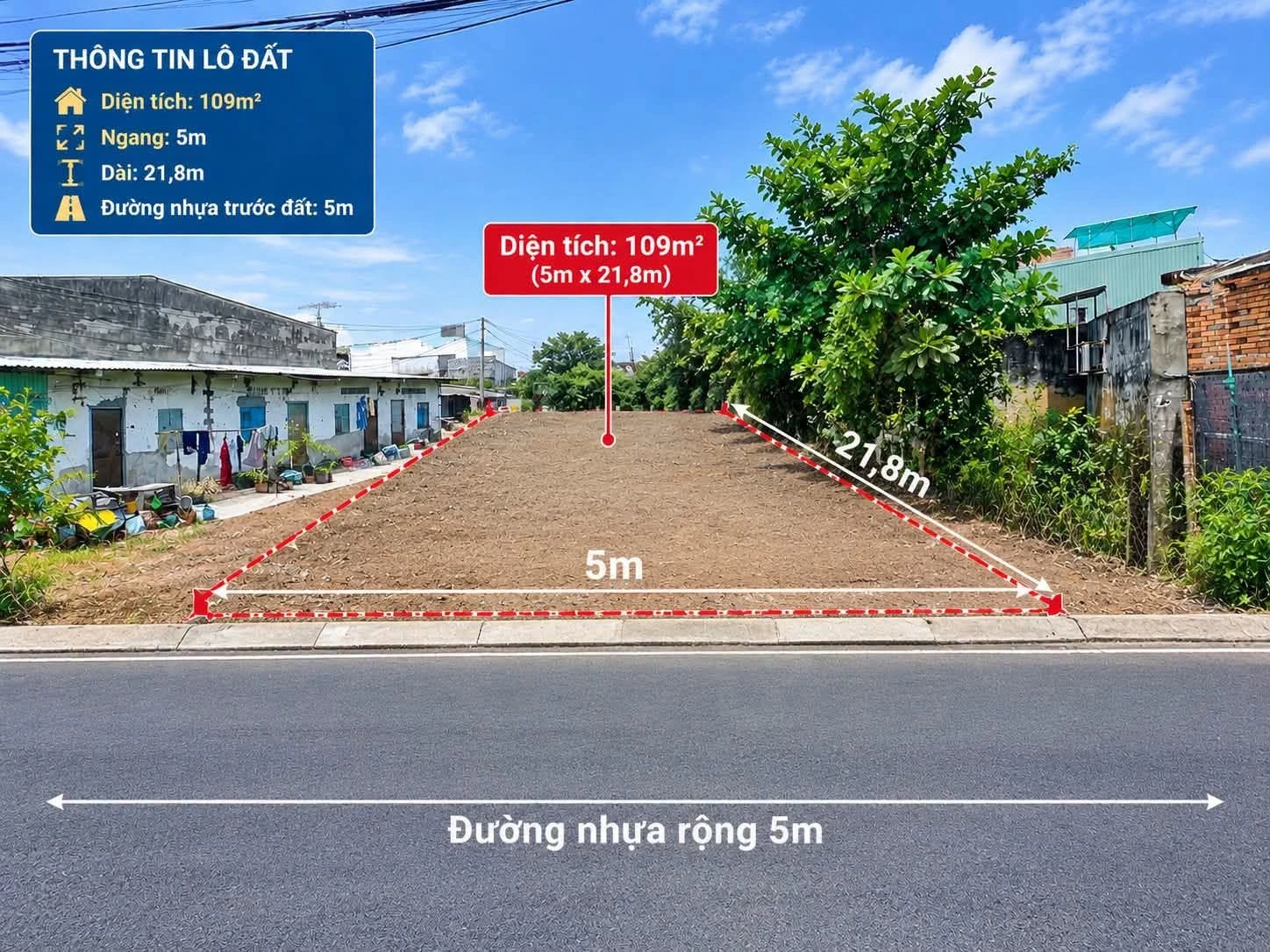 Bán đất hẻm Phước Thắng 110m2, 2,8 tỷ, Bình Tân - Ảnh 1