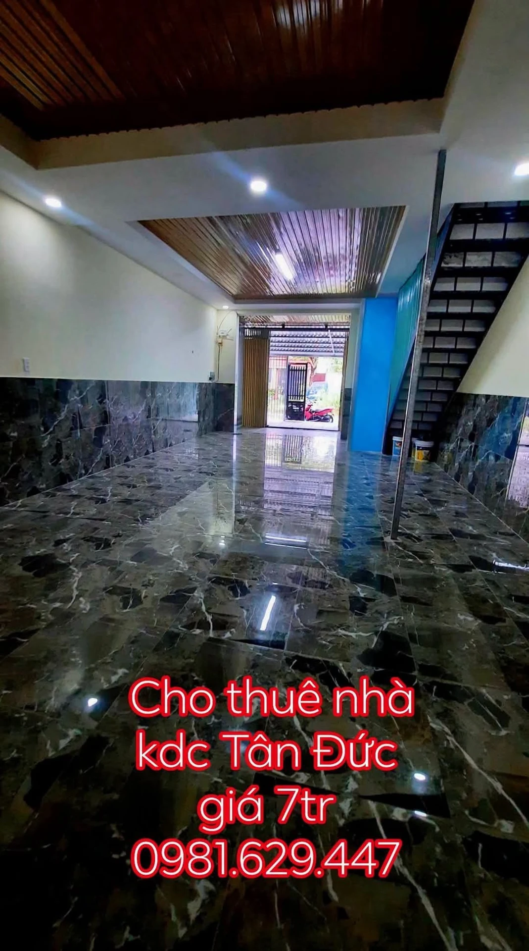 Cho thuê nhà nguyên căn 5x25m KDC Tân Đức, Đức Hòa, giá 7 triệu/tháng - Ảnh 1