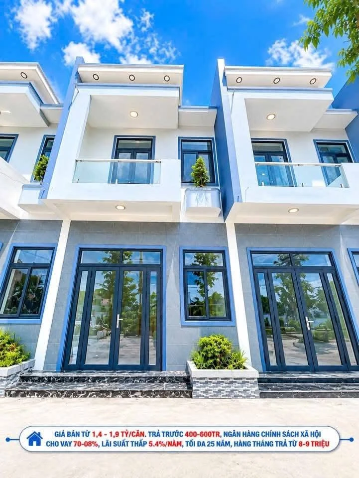 Bán nhà xã hội 100m² gần chợ Bình Chánh 1 tỷ 4 - Ảnh 1