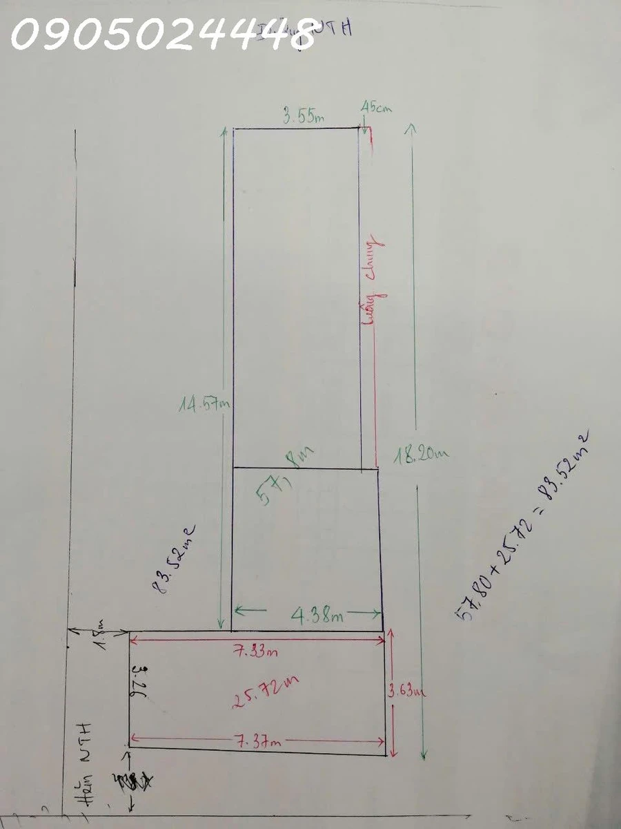 Chính chủ bán nhà 2 MT đường Nguyễn Thái Học, P Quy Nhơn. DT 83.5m2, giá 10.2 tỷ - Ảnh thu nhỏ 5
