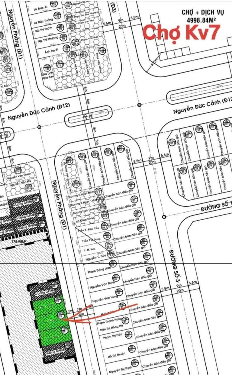 Bán đất mặt tiền Nguyễn Phăng 128m2 Quy Nhơn 1 tỷ 8 - Ảnh 1