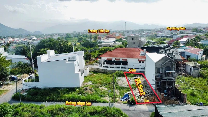 Bán đất dân cắt 98,5m2 tại xã Diên Toàn, Khánh Hòa