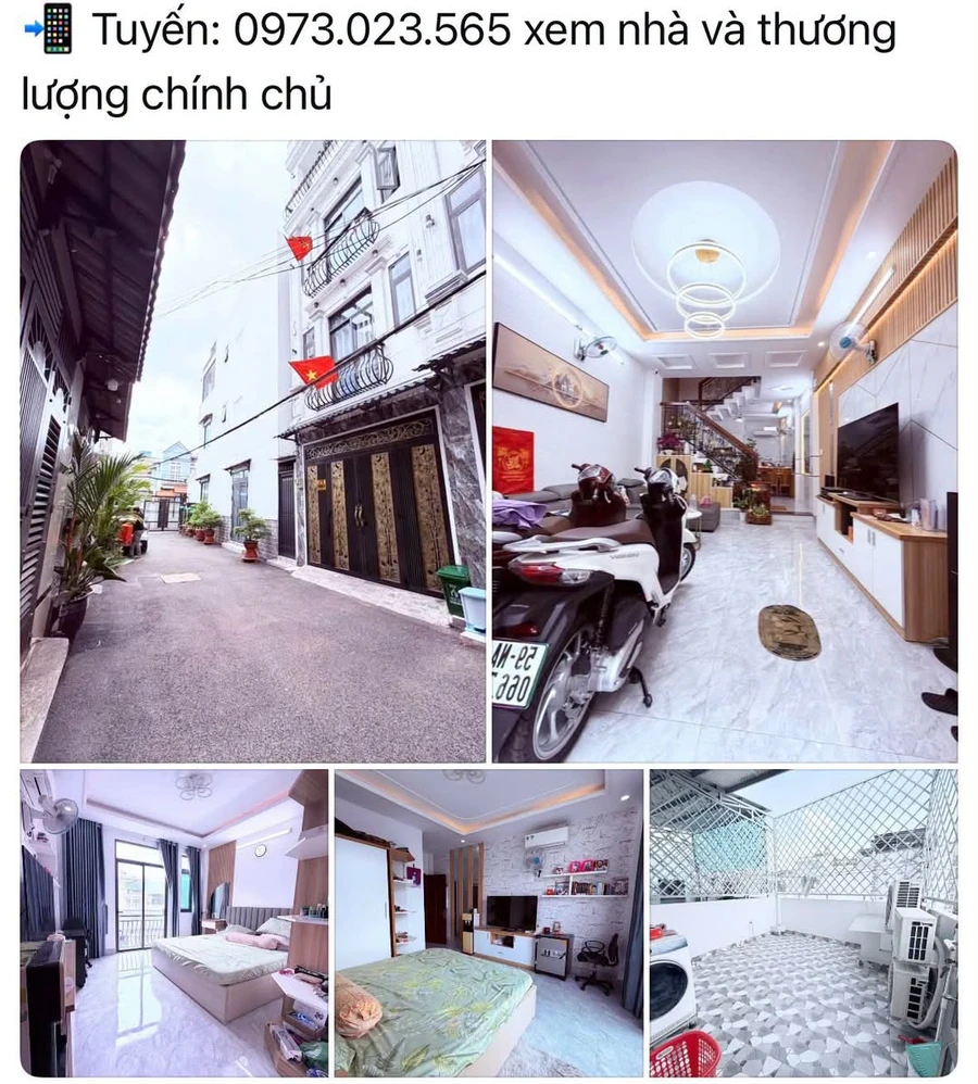 Bán nhà 4 tầng 56m² Quang Trung gần chợ Phạm Văn Bạch 6.8 tỷ - Ảnh 1